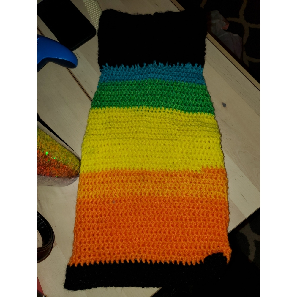 Crocheted dog sweater S/M